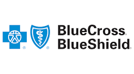 BlueCross BlueShield logo on a white background