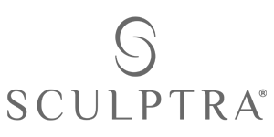 Sculptra logo on a white background